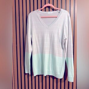 NWOT ALUIR V-Neck Sweater SZ XL